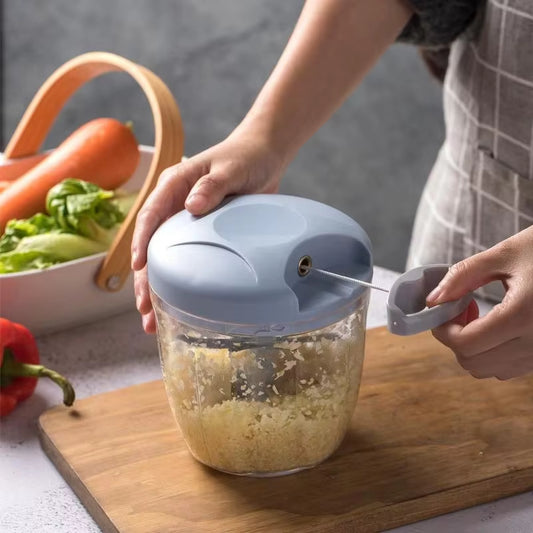 500/900ML Garlic Chopper Manual Garlic Press Food Vegetables Cutter